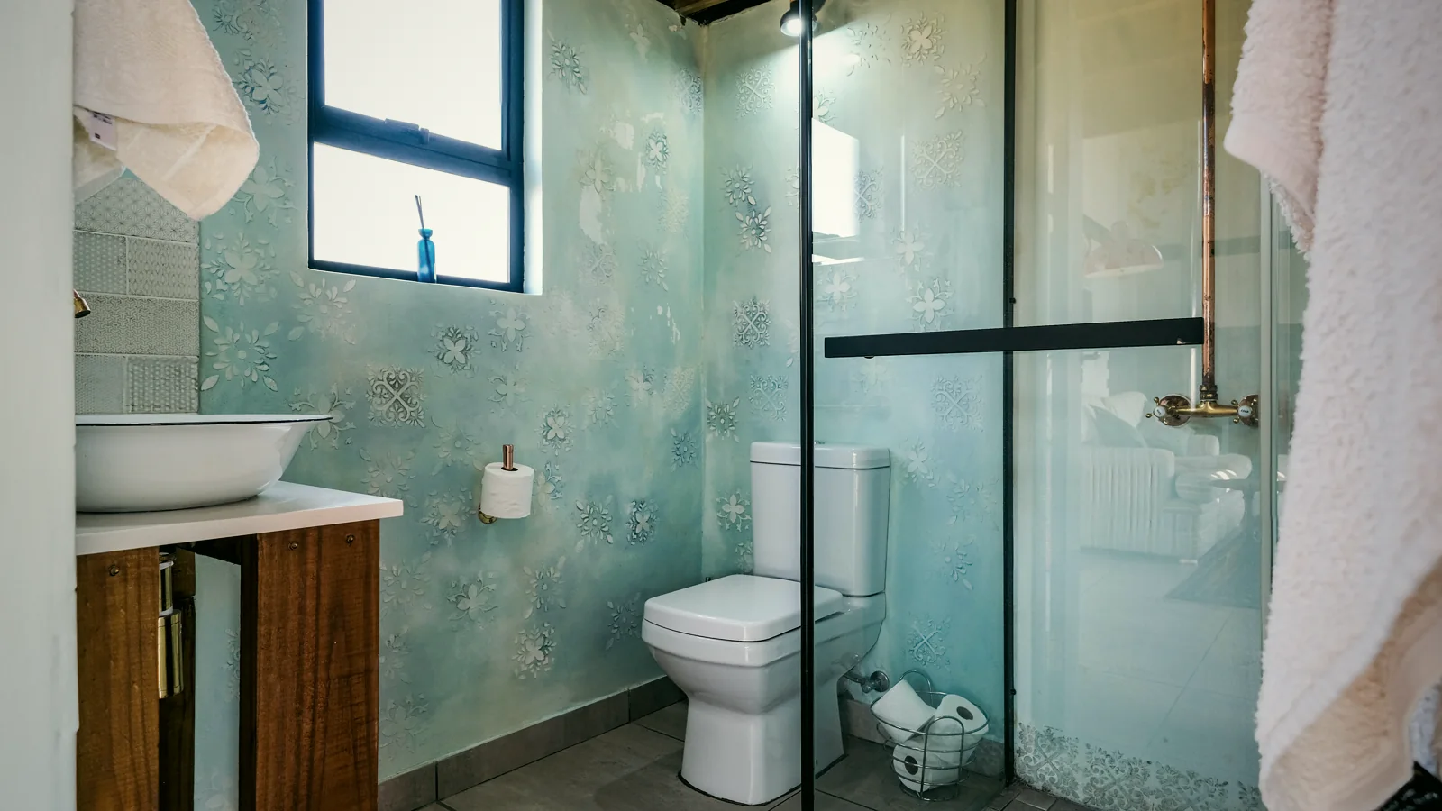 Private bathroom with walk-in shower